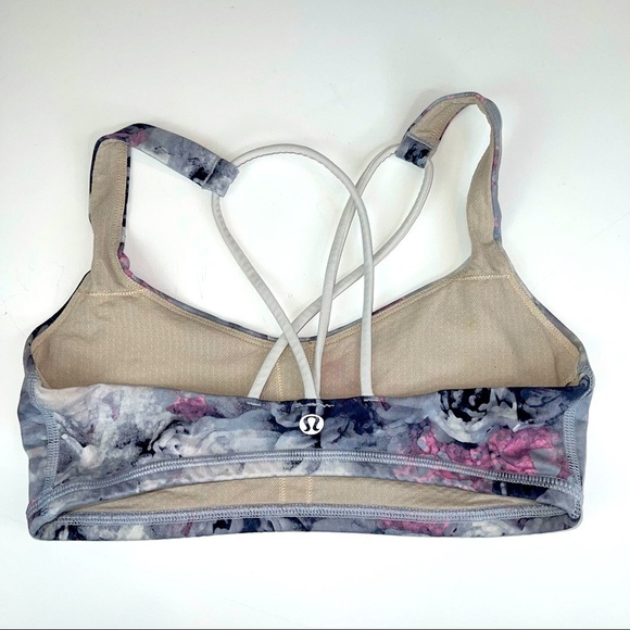 Lululemon Free To Be Bra Parallel Strap Moody Mirage Sz 4 - Picture 5 of 10